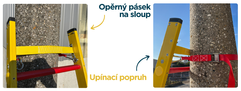 FH Celosklolaminatovy operny zebrik - vybaveni detail